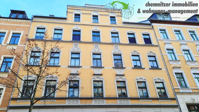 Stilistische 3-Raum-Wohnung mit Balkon & Fußbodenheizung in Schloßchemnitz